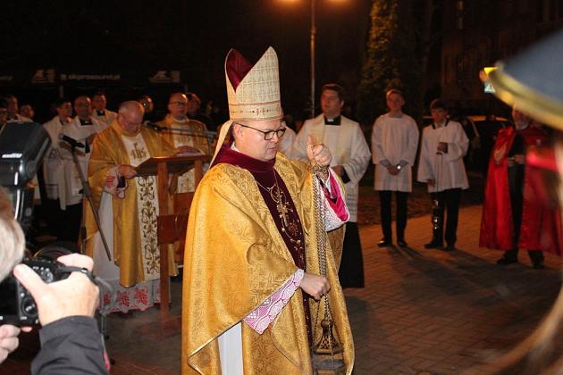 Poświecenie Figury Jezusa Chrystusa Naszego Króla i Pana