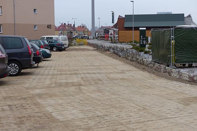 Budowa miejsc parkingowych na Tczewskiej i Krzywoustego