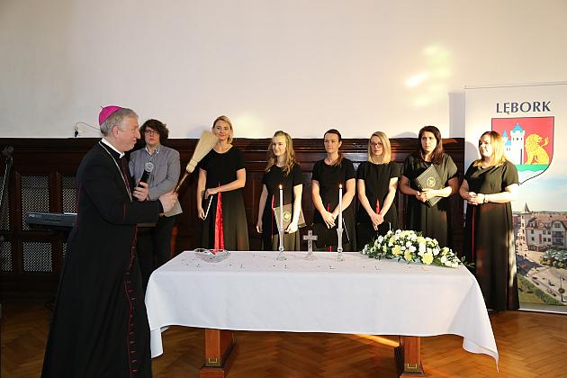 Biskup z wizytą duszpasterską w Ratuszu