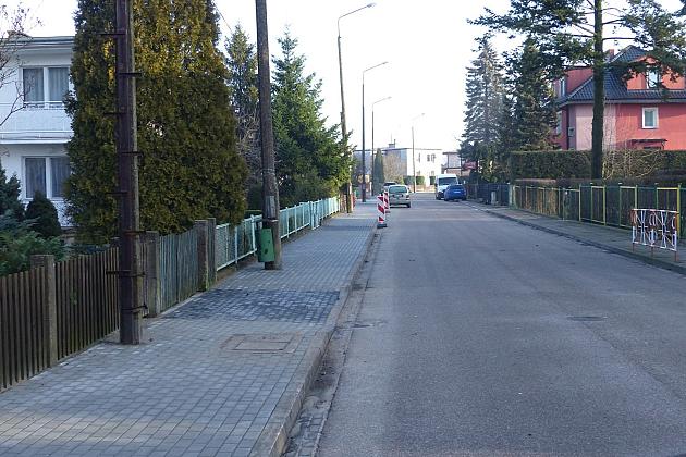 Chodnik przy ulicy Wyspiańskiego wyremontowany