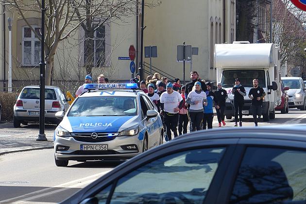 Sztafeta „Wybiegajmy Zieloną Strefę Relaksu” przebiegła przez Lębork