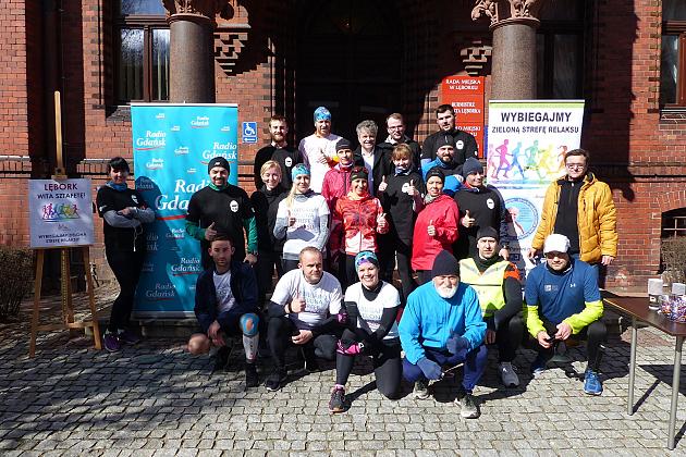 Sztafeta „Wybiegajmy Zieloną Strefę Relaksu” przebiegła przez Lębork