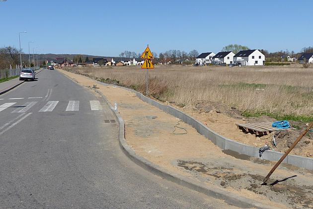 Budowa ścieżki rowerowej na ulicy Nadmorskiej