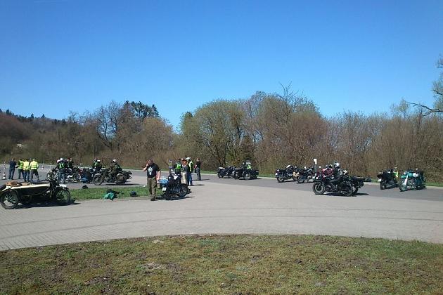 Zabytkowe motocykle rywalizowały na drogach naszego powiatu