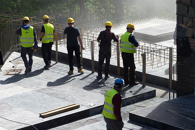 Przebudowa Wieży Ciśnień. Prace na poziomie parteru