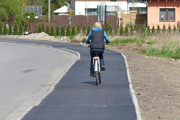 Nadmorska z nową ścieżką rowerową