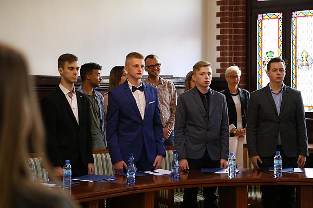 Uroczysta I Sesja III Kadencji Młodzieżowej Rady Miasta Lęborka