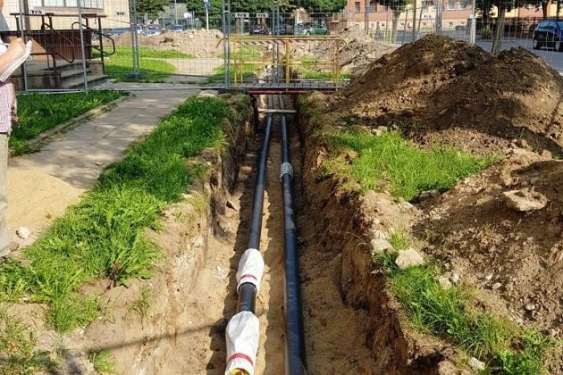 Modernizacja sieci ciepłowniczej przy Konopnickiej i Alei Wolności