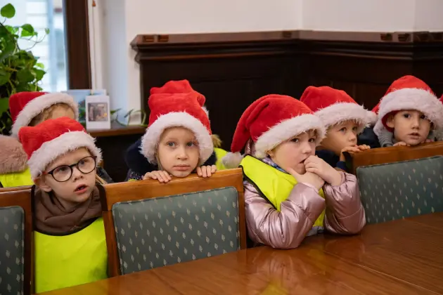 Świąteczne życzenia w Ratuszu!