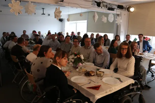 Życzenia świąteczne burmistrza dla uczestników Warsztatu Terapii Zajęciowej