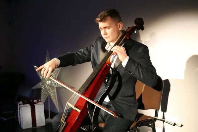 Życzenia świąteczne burmistrza dla uczestników Warsztatu Terapii Zajęciowej