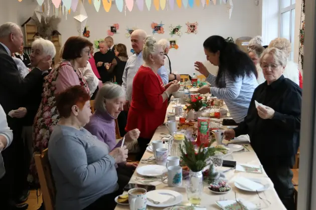 Wigilijne spotkanie z seniorami w Bazie