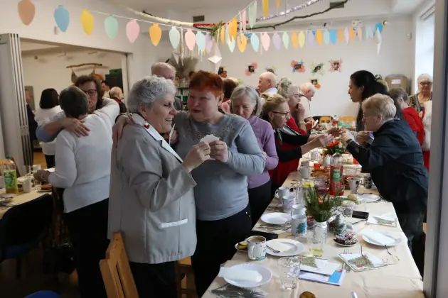 Wigilijne spotkanie z seniorami w Bazie