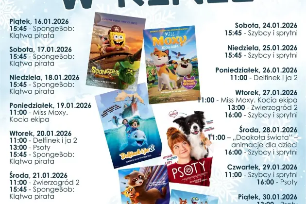 Ferie w kinie „Fregata” – zimowa dawka filmowych emocji!