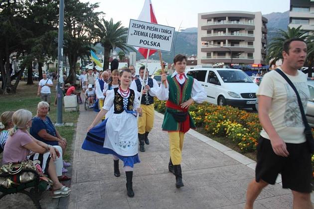 ZPiT „Ziemia Lęborska” na Festiwalu „Morski Struni” w Czarnogórze