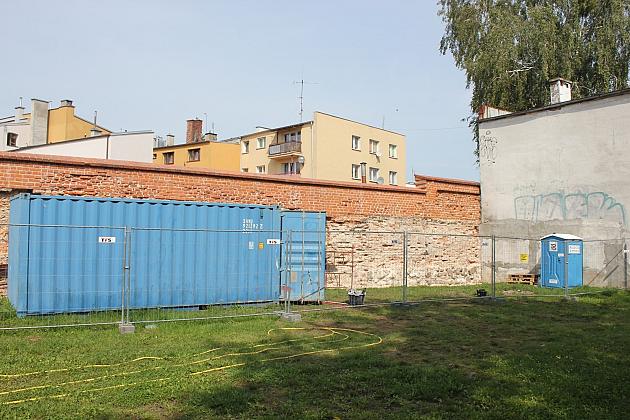 Konserwacja lęborskich obwarowań na ulicy Przymurnej