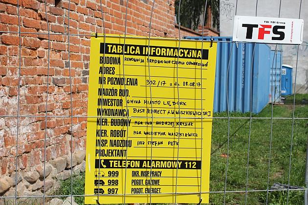 Konserwacja lęborskich obwarowań na ulicy Przymurnej