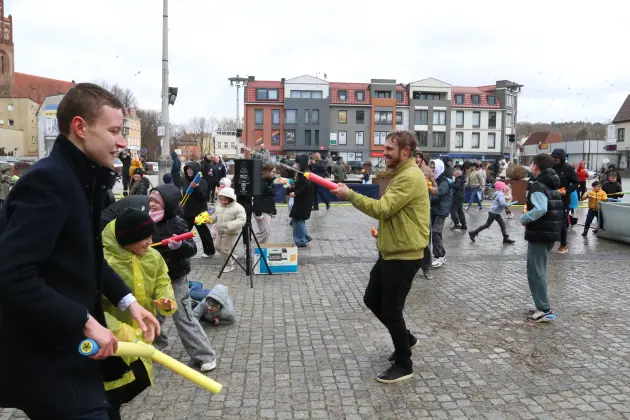 Miejski śmigus - dyngus – po raz pierwszy wspólne lanie wody