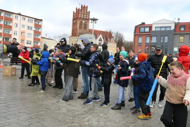 Miejski śmigus - dyngus – po raz pierwszy wspólne lanie wody