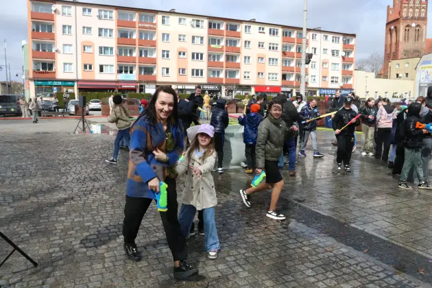 Miejski śmigus - dyngus – po raz pierwszy wspólne lanie wody