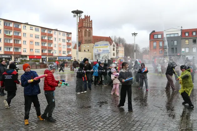 Miejski śmigus - dyngus – po raz pierwszy wspólne lanie wody