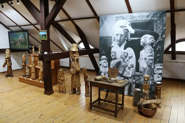 Wystawa prac artysty Alfreda Lubockiego w Muzeum w Lęborku