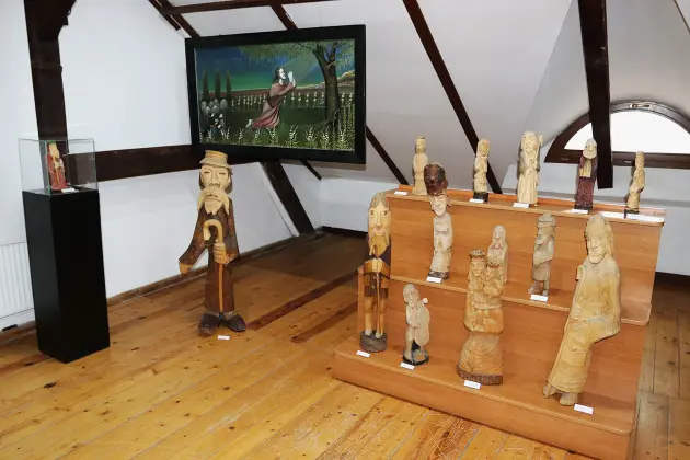 Wystawa prac artysty Alfreda Lubockiego w Muzeum w Lęborku