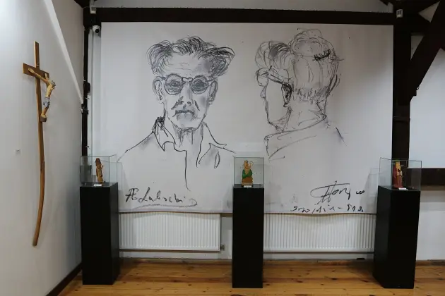 Wystawa prac artysty Alfreda Lubockiego w Muzeum w Lęborku