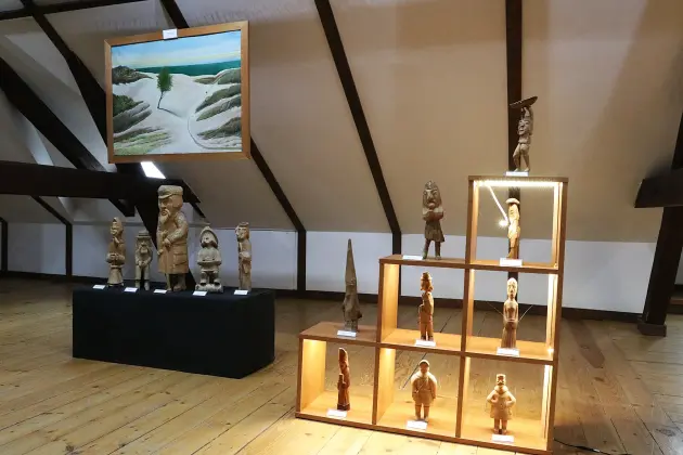 Wystawa prac artysty Alfreda Lubockiego w Muzeum w Lęborku