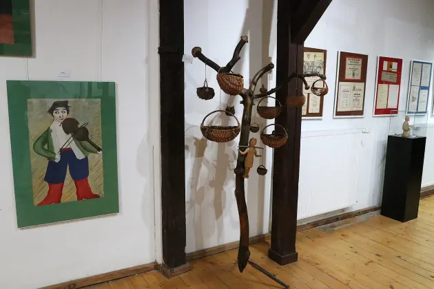 Wystawa prac artysty Alfreda Lubockiego w Muzeum w Lęborku