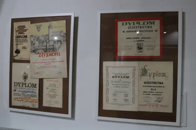 Wystawa prac artysty Alfreda Lubockiego w Muzeum w Lęborku