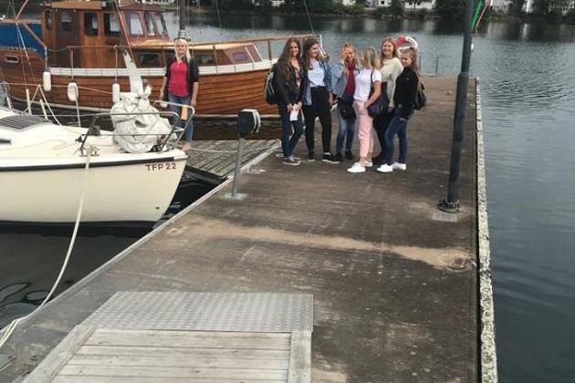 Orkiestra dęta na występach w Szwecji