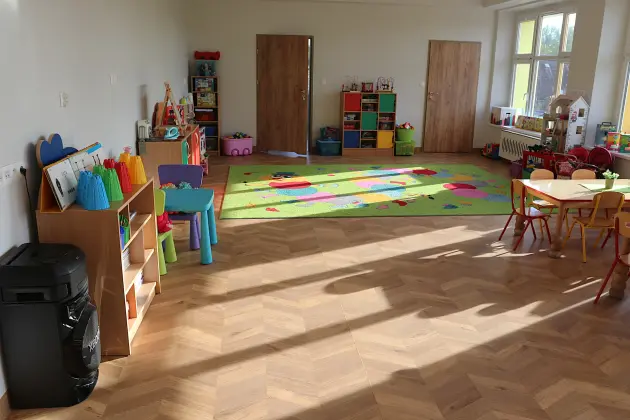 Dzieci z Przedszkola nr 2 w nowych salach. Trwa budowa żłobka i przedszkola