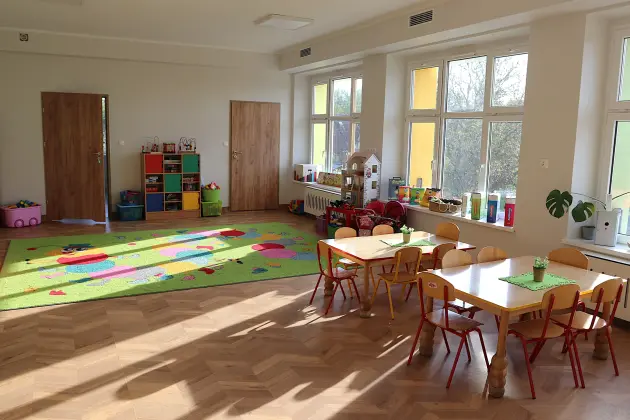 Dzieci z Przedszkola nr 2 w nowych salach. Trwa budowa żłobka i przedszkola