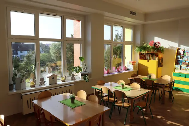 Dzieci z Przedszkola nr 2 w nowych salach. Trwa budowa żłobka i przedszkola
