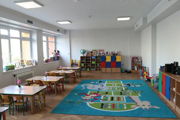 Dzieci z Przedszkola nr 2 w nowych salach. Trwa budowa żłobka i przedszkola