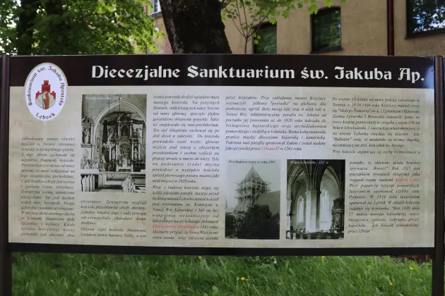 Renowacja tablic przy Sanktuarium św. Jakuba zakończona