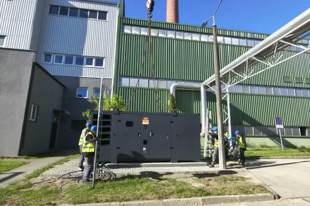 Nowy agregat dla elektrociepłowni wzmocni bezpieczeństwo mieszkańców Lęborka