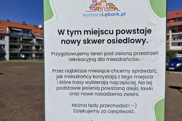 Powstaje nowy zielony skwer przy ul. Czecha. Układ alejek i nasadzeń wyznaczą mieszkańcy
