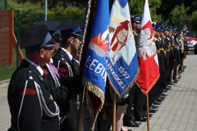 Strażackie święto w Lęborku. Awanse, odznaczenia i nowe pojazdy dla służb