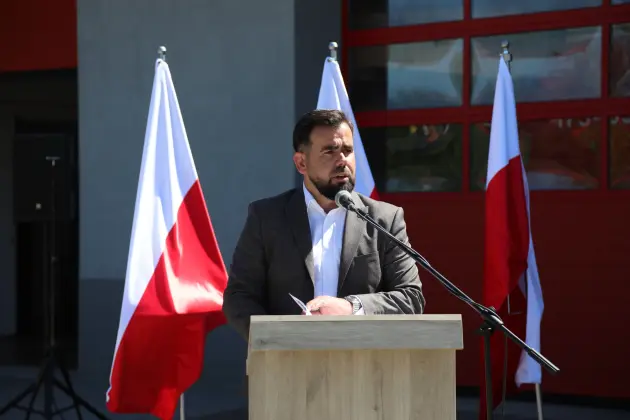 Strażackie święto w Lęborku. Awanse, odznaczenia i nowe pojazdy dla służb