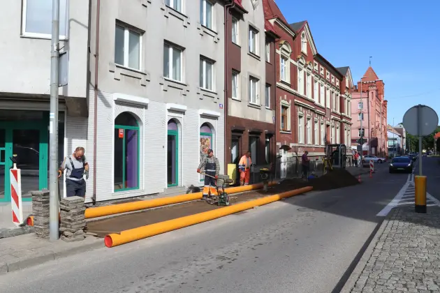 Budowa sieci gazowej na Alei Wolności - uwaga na utrudnienia