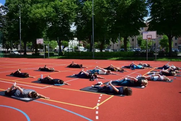 Aktywnie na Orliku – mieszkańcy wzięli udział w maratonie fitness