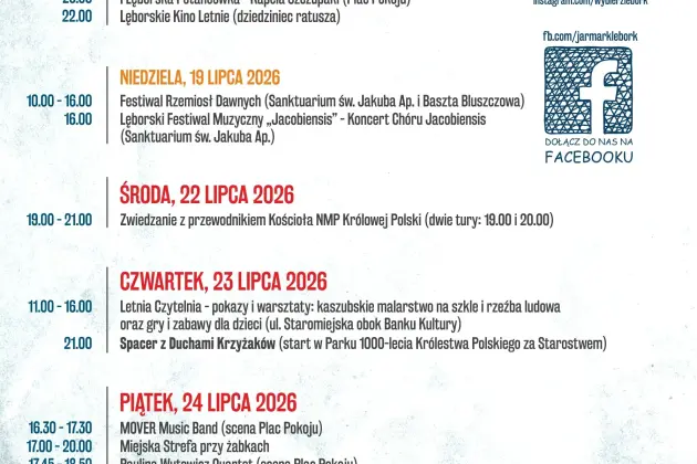 Lębork gotowy na wielkie święto - Jarmark św. Jakuba już 24–26 lipca