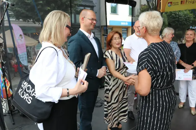 Lębork w detalu - finał pleneru malarskiego Stowarzyszenia TAK na Jarmarku św. Jakuba