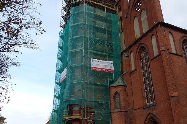 Ruszył remont wieży kościoła NMP Królowej Polski