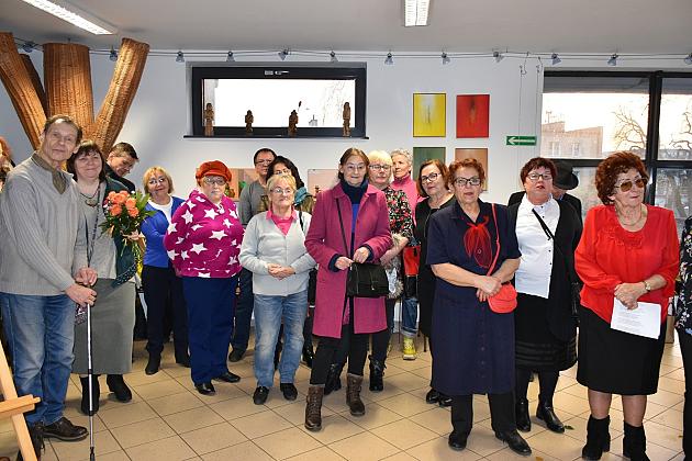 Malarki z Lęborskiego Uniwersytetu Trzeciego Wieku zaprezentowały swoje prace