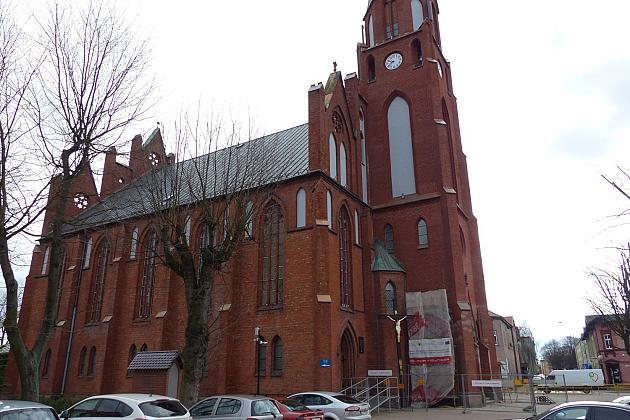 Finał I etapu remontu wieży kościoła NMP Królowej Polski