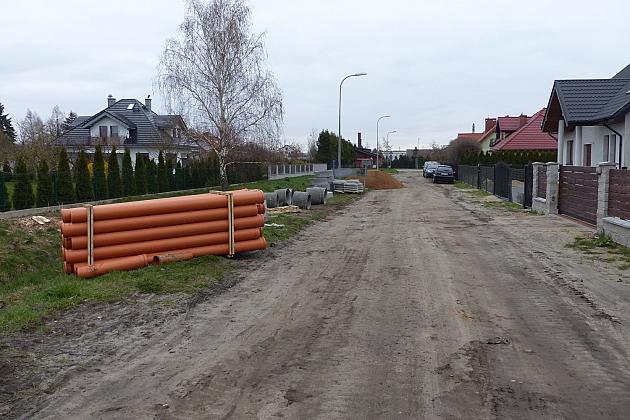 Roboty na ulicy Powstania Styczniowego