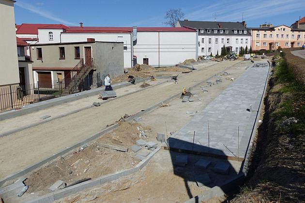 Nowa droga i parkingi w „Zakątku kultury”